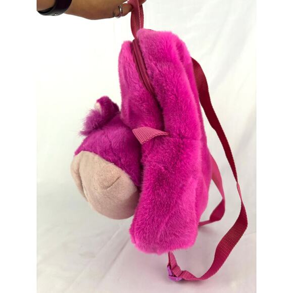 VTG Cheshire Cat Backpack Plush Alice In Wonderland Purse Small Bag Disney Store - Picture 14 of 16